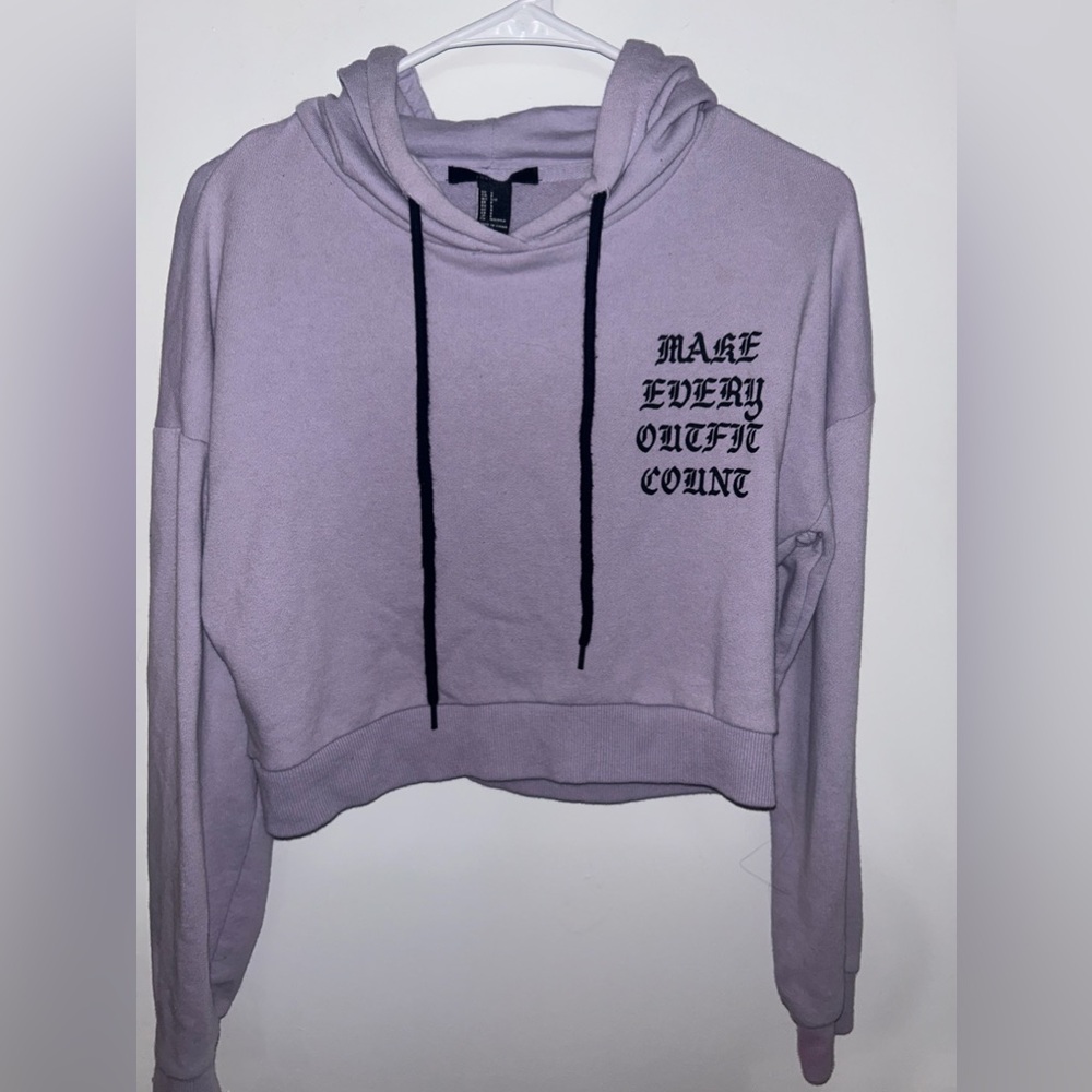 Cropped sweatshirt